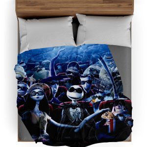Plaid Tête de Mort <br/> Mr jack Cinéma