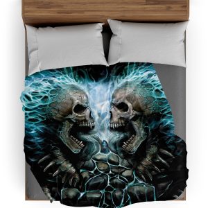 Plaid Tête de Mort <br/> Choc des Titans