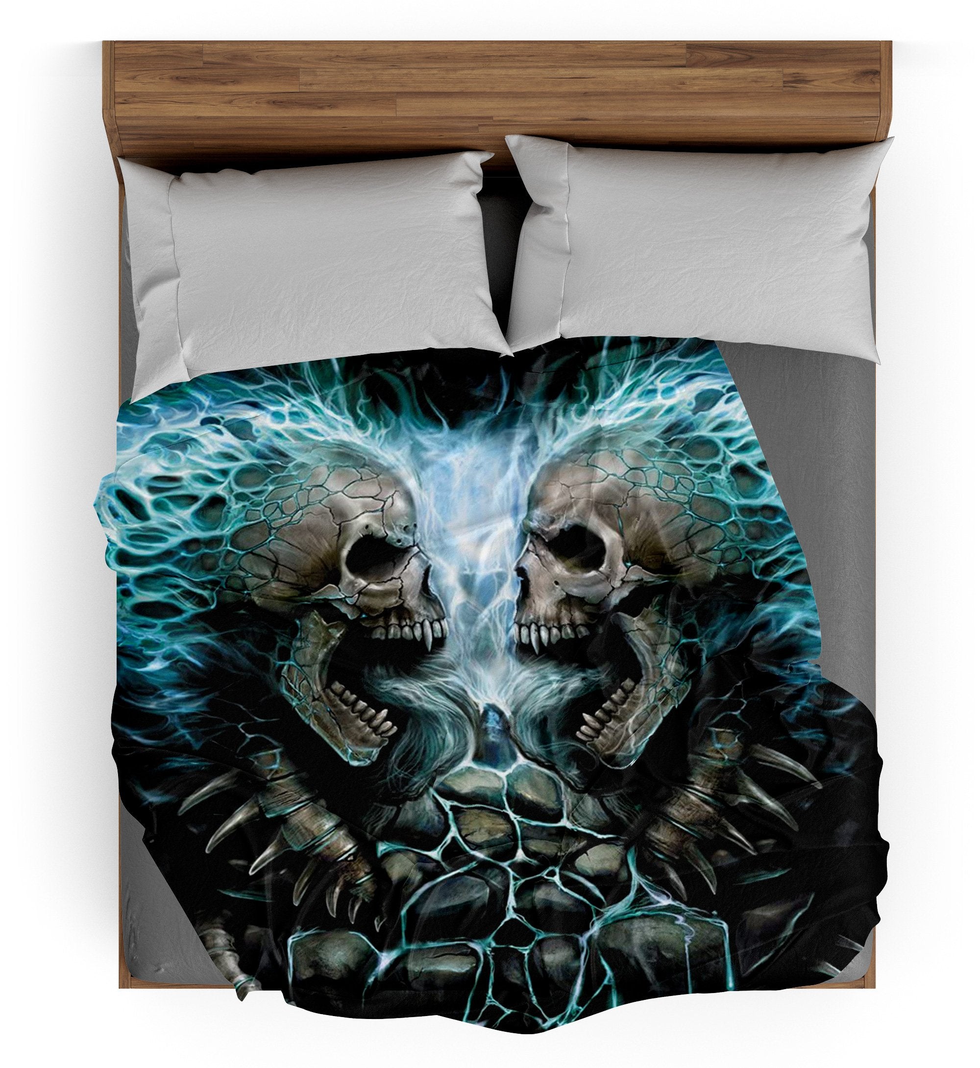 Plaid Tête de Mort <br/> Choc des Titans
