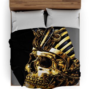 Plaid Tête de Mort <br/> Pharaon