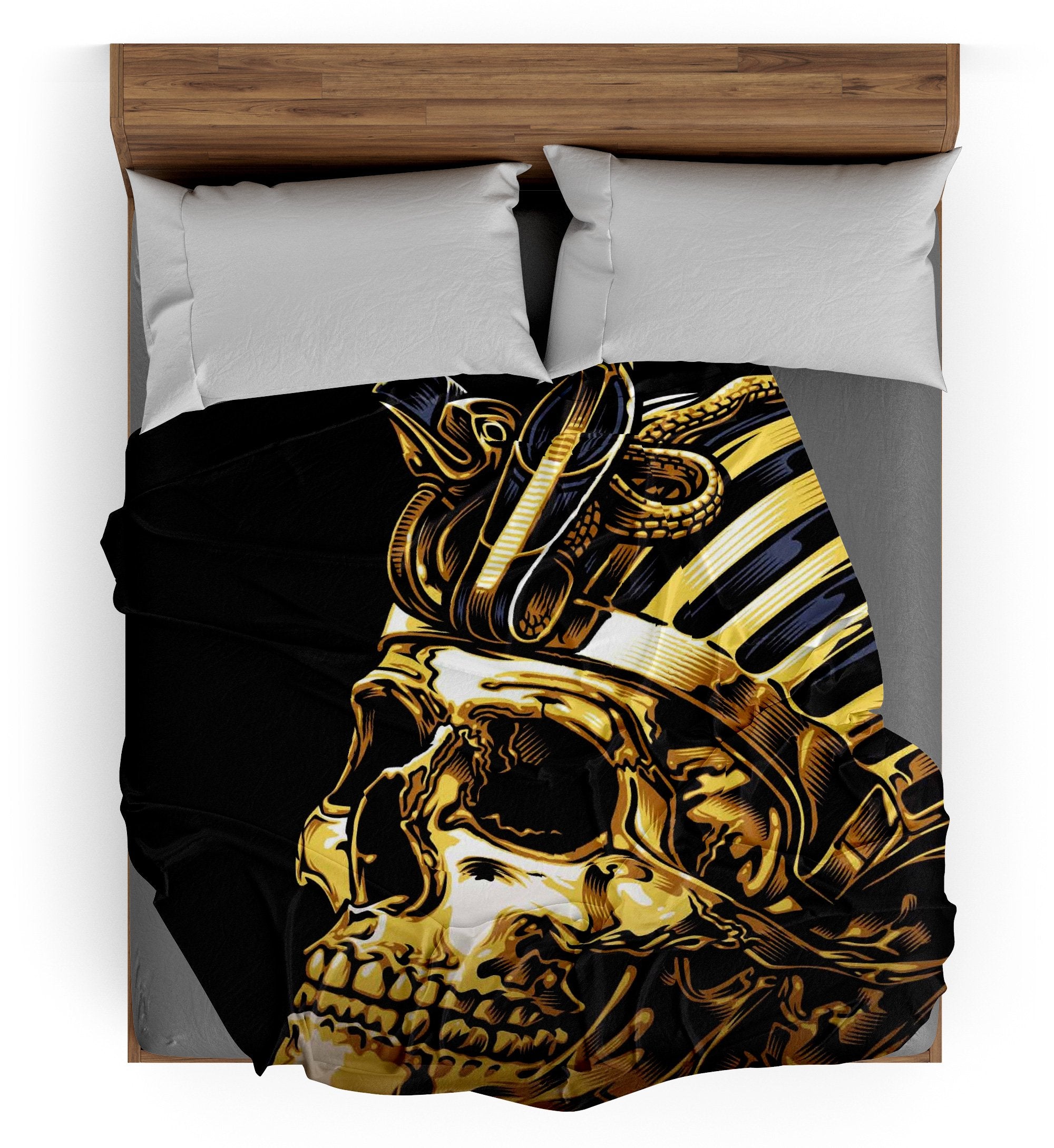 Plaid Tête de Mort <br/> Pharaon
