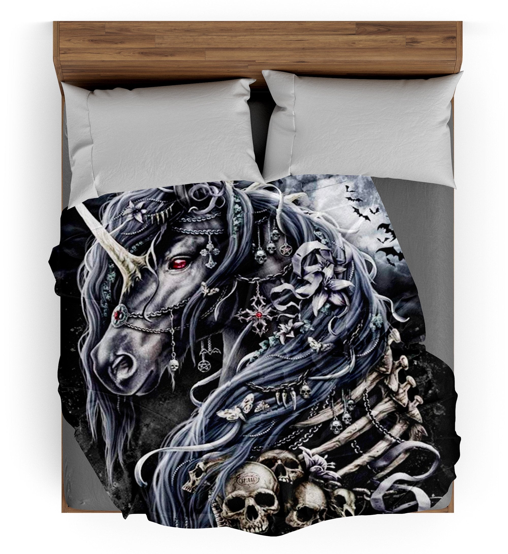 Plaid Tête de Mort <br/> Destrier