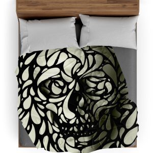 Plaid Tête de Mort <br/> design 3D
