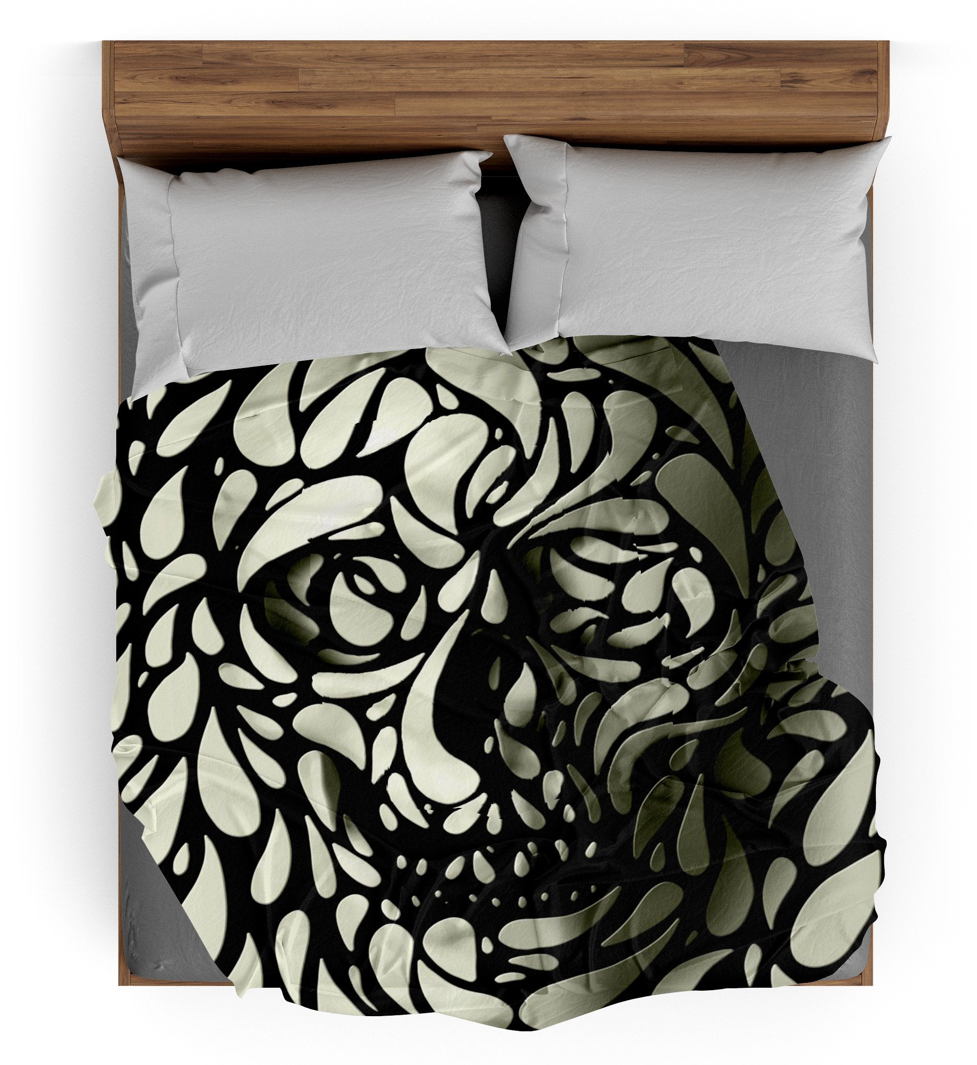 Plaid Tête de Mort <br/> design 3D