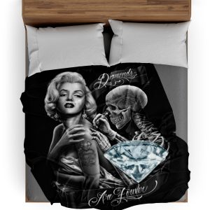 Plaid Tête de Mort <br/> Diamant