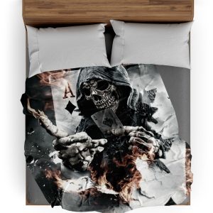 Plaid Tête de Mort <br/> Joueur Mortel