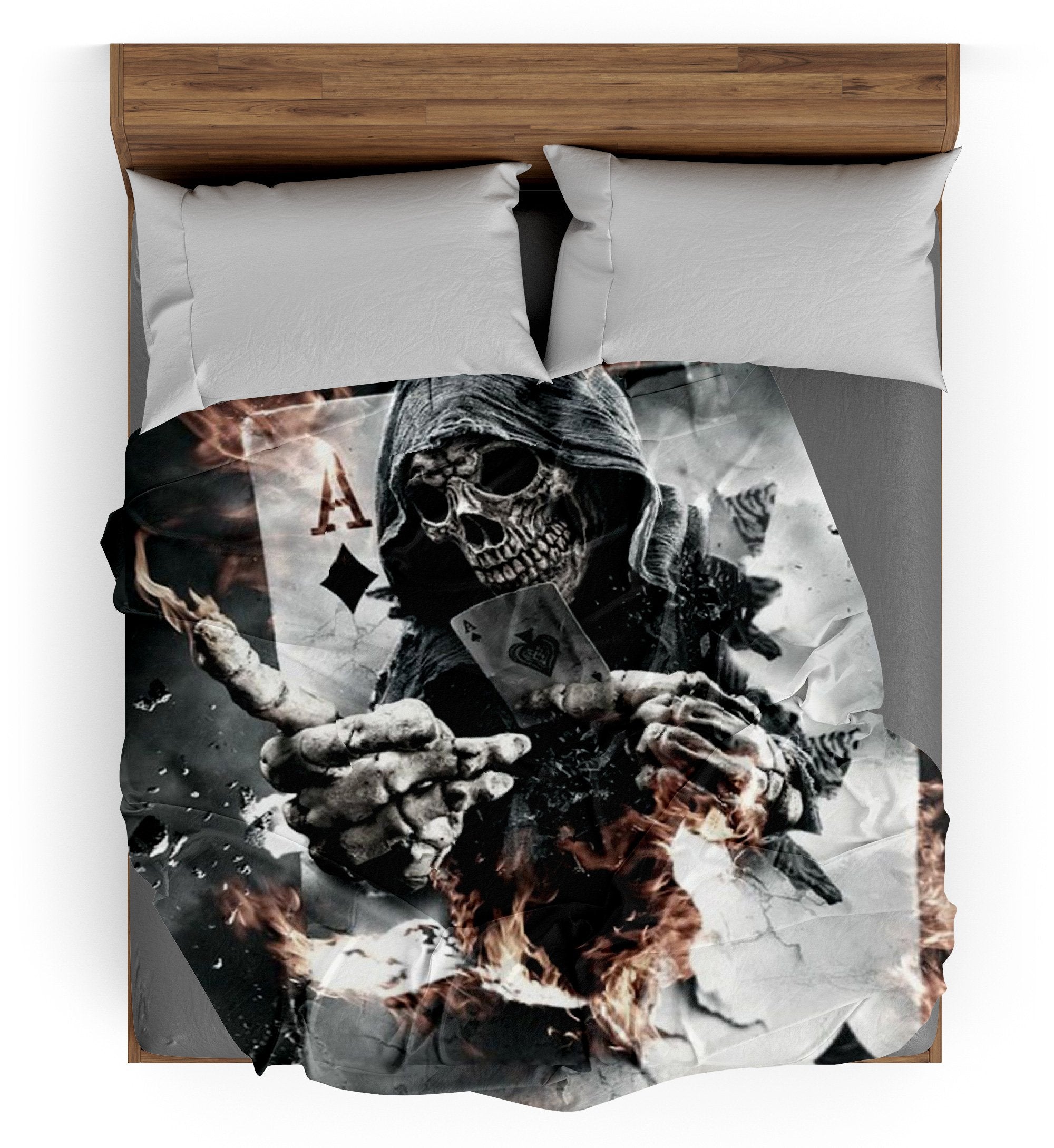 Plaid Tête de Mort <br/> Joueur Mortel