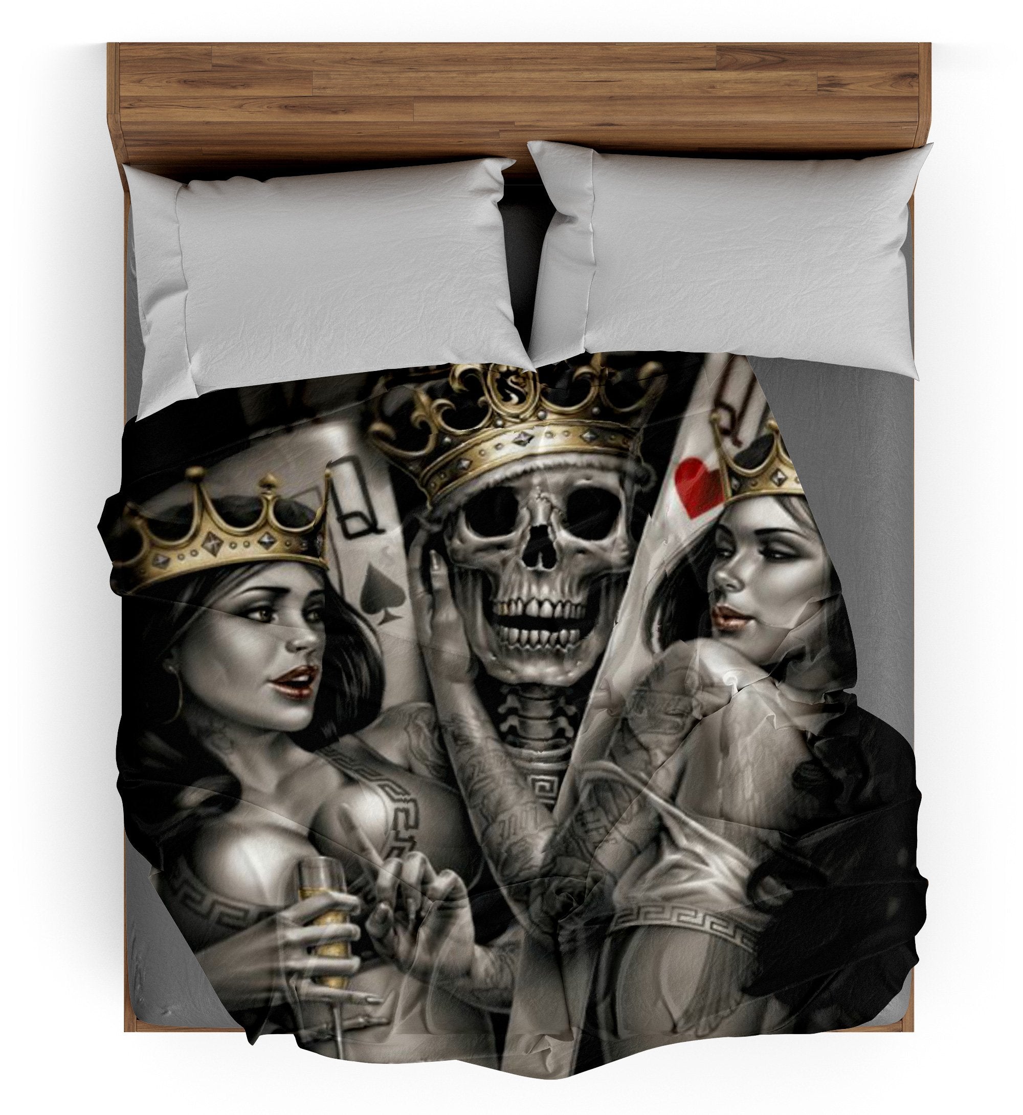 Plaid Tête de Mort <br/> Jeu Pervert