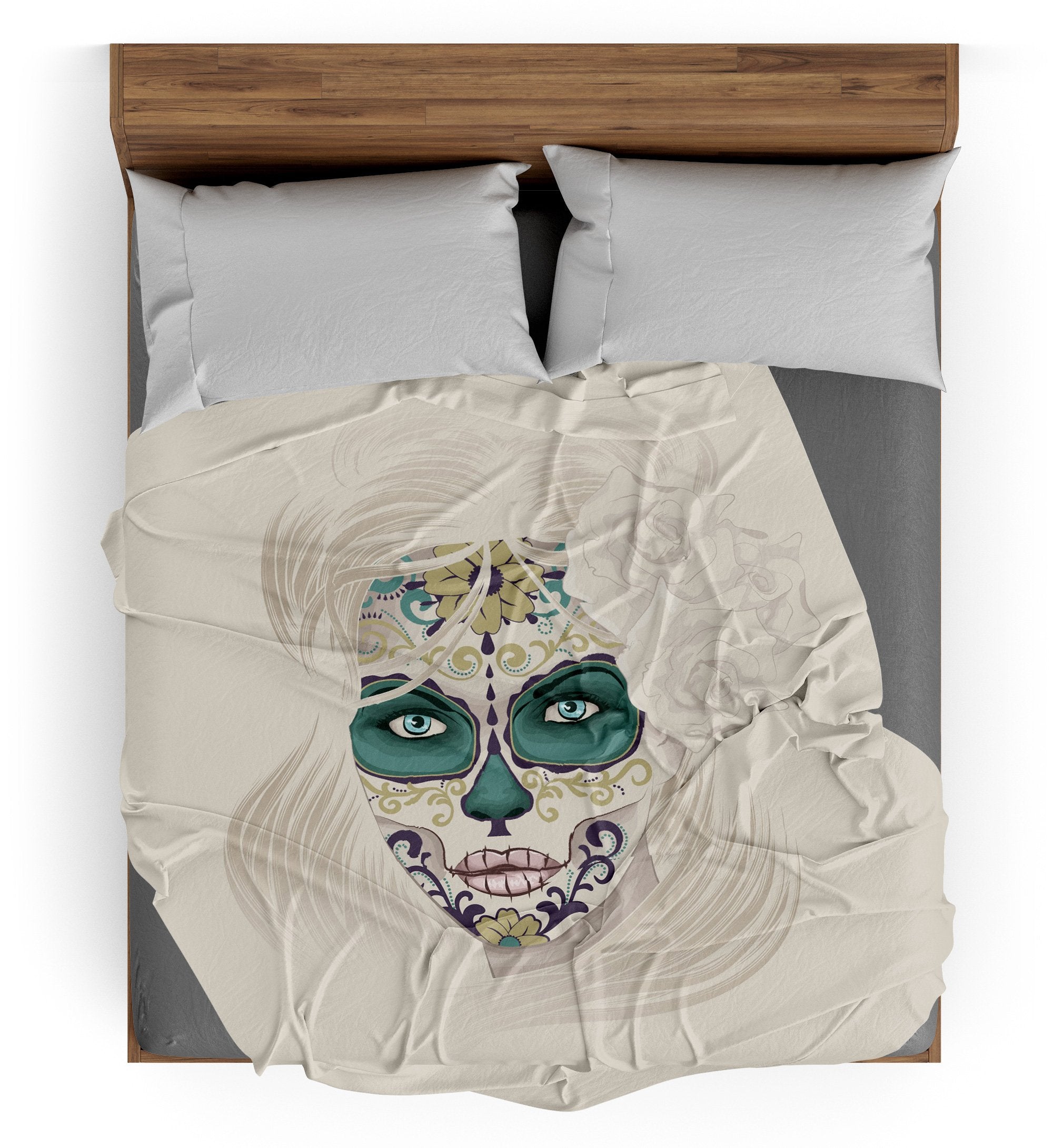 Plaid Tête de Mort <br/> Santa Muerte