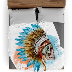 Plaid Tête de Mort <br/> Apache