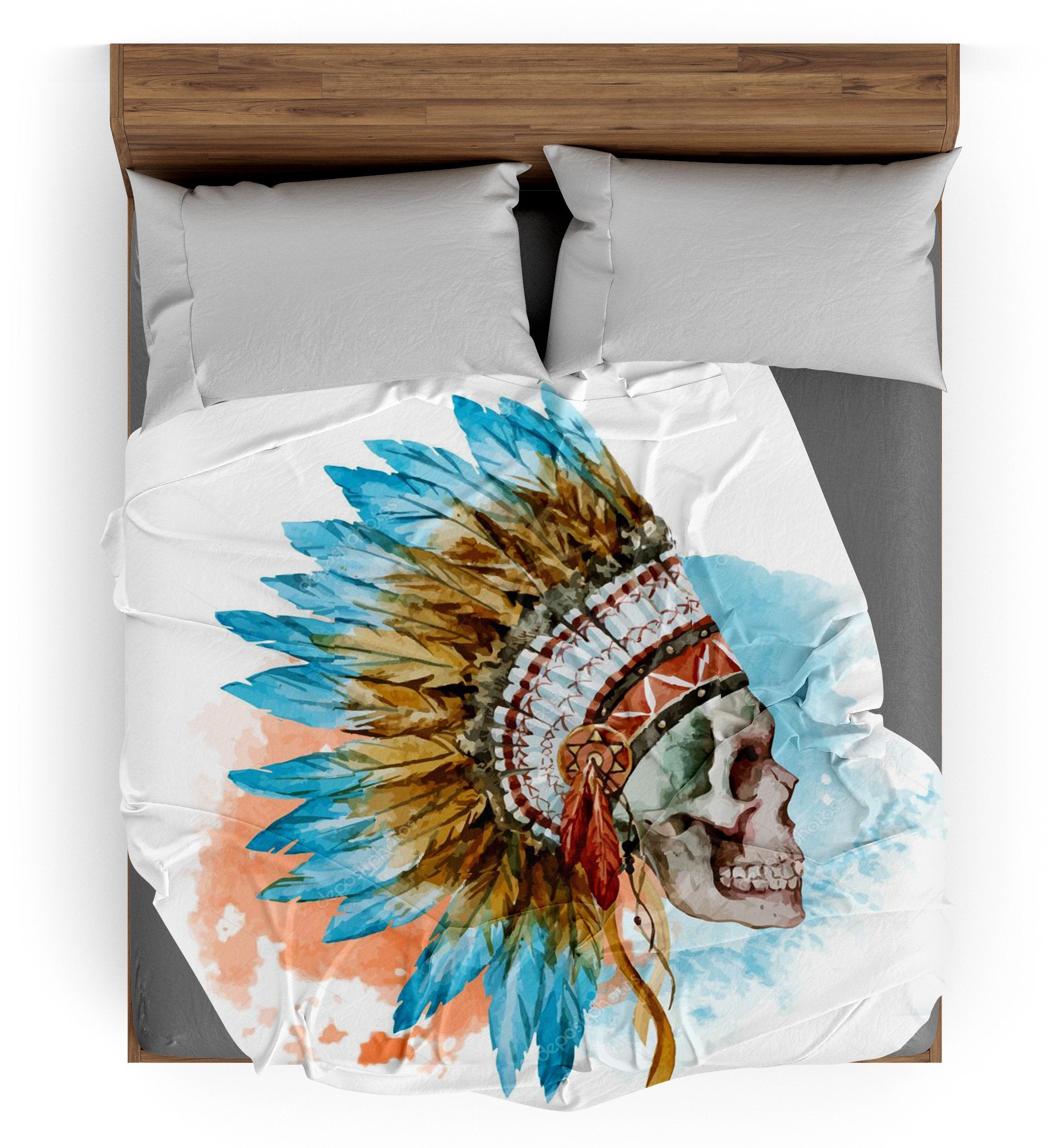 Plaid Tête de Mort <br/> Apache