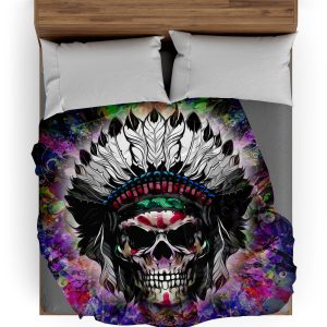Plaid Tête de Mort <br/> Chef Apache