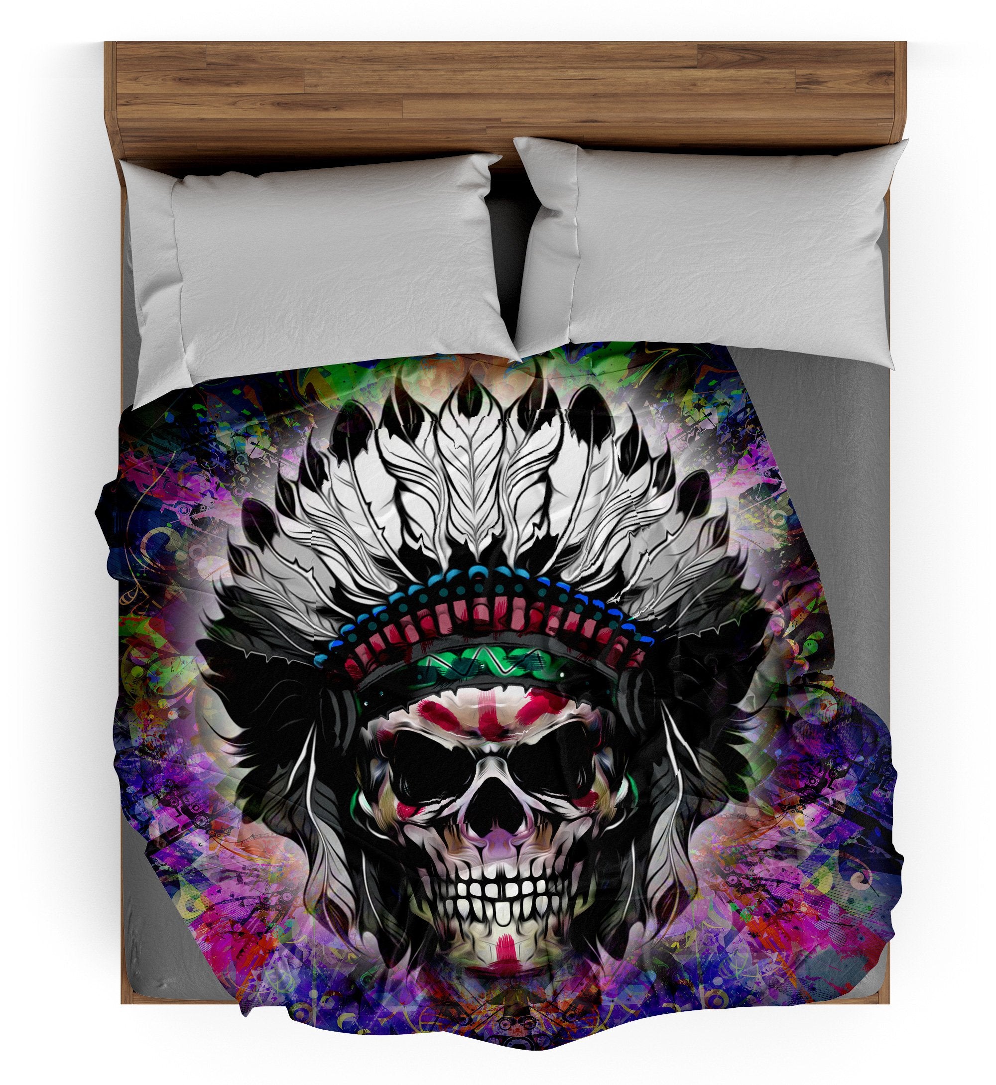 Plaid Tête de Mort <br/> Chef Apache