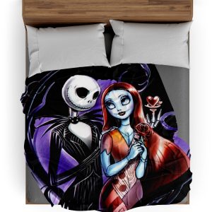 Plaid Tête de Mort <br/> Mr jack and Sally