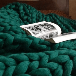 Plaid Tressé Grosse Maille