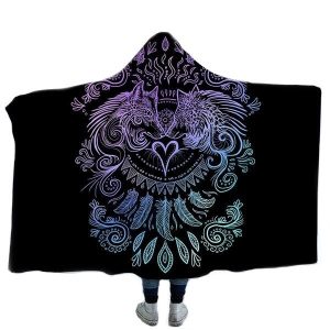 Plaid loup tribal love