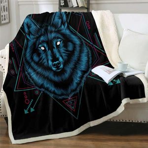 PLAID LOUP <br> ABSTRAIT