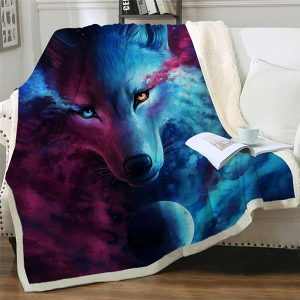PLAID LOUP <br> CÉLESTE