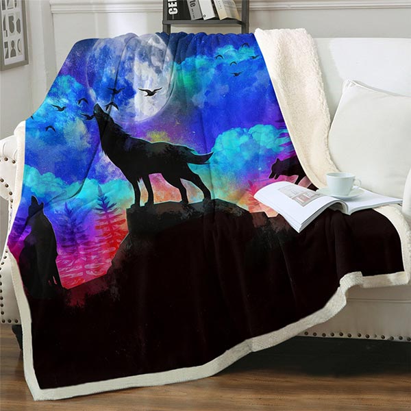 PLAID LOUP <br> DESSIN