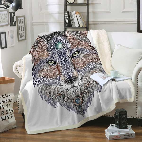 PLAID LOUP <br> STYLE MANDALA