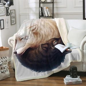 PLAID LOUP <br> YIN ET YANG