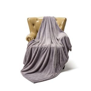 Grand plaid rose poudré