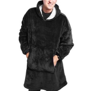 Sweat Plaid Homme Noir