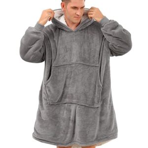 Sweat Plaid Homme Gris